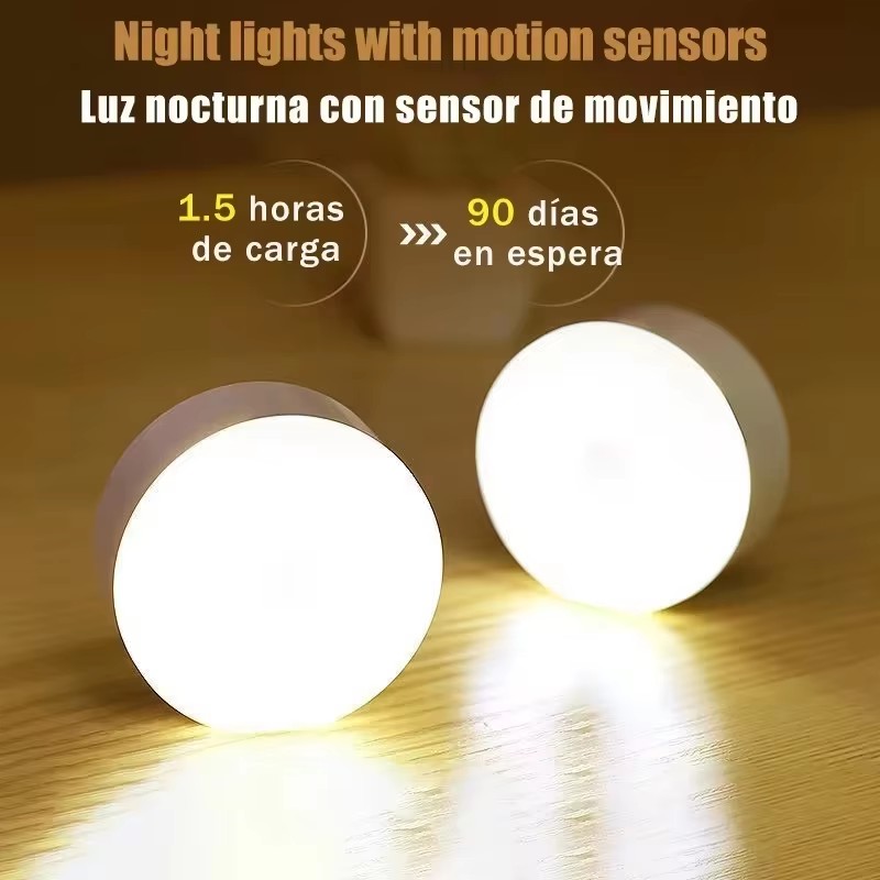Light Switch - Luz Noturna LED Recarregável por USB