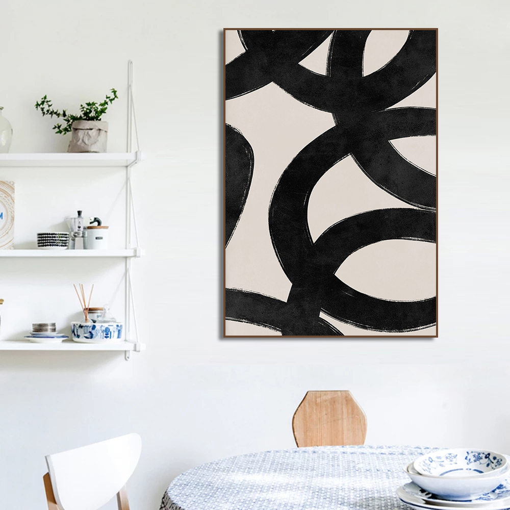 Moderno bege preto linhas pinc - Paint Brush avaliação e preço