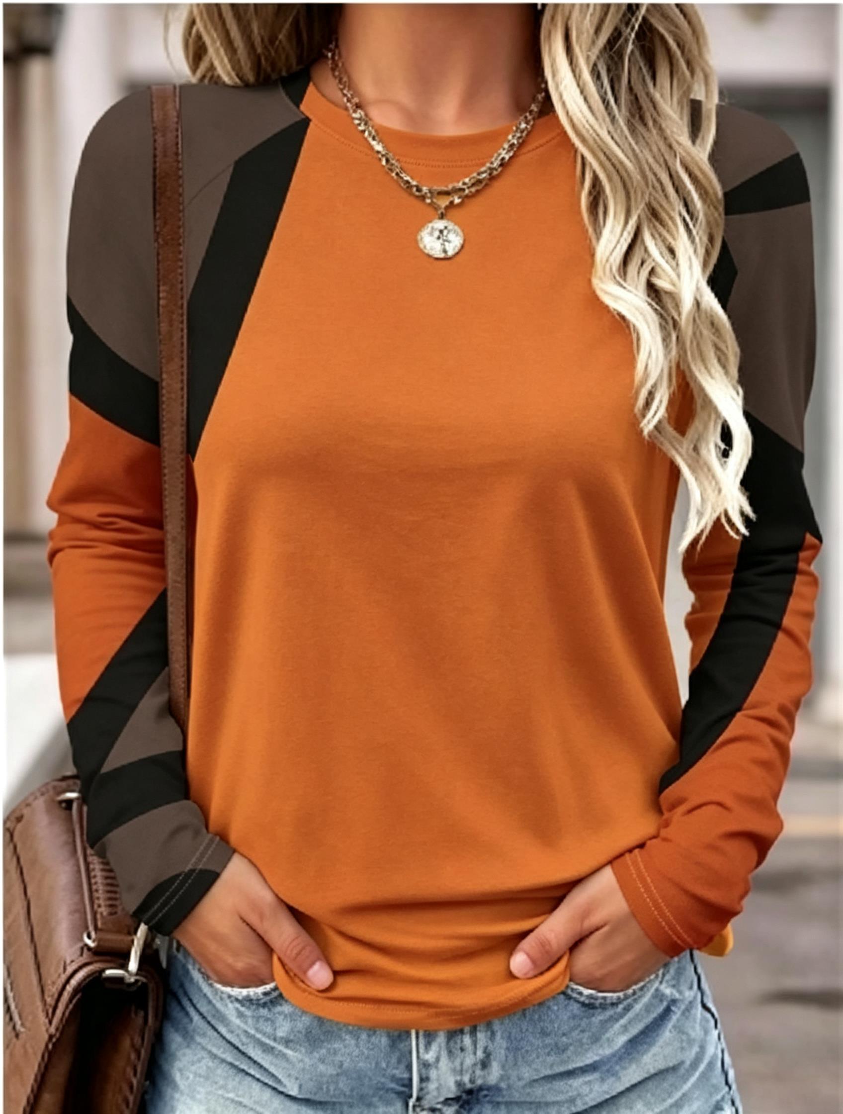Camiseta Feminina de Manga Lon - Wallpaper avaliação e preço