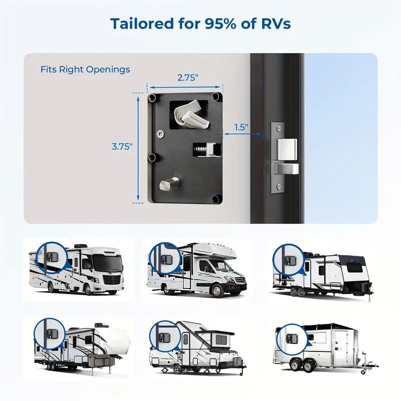 Fechadura de Porta para RV com - Door Lock avaliação e preço