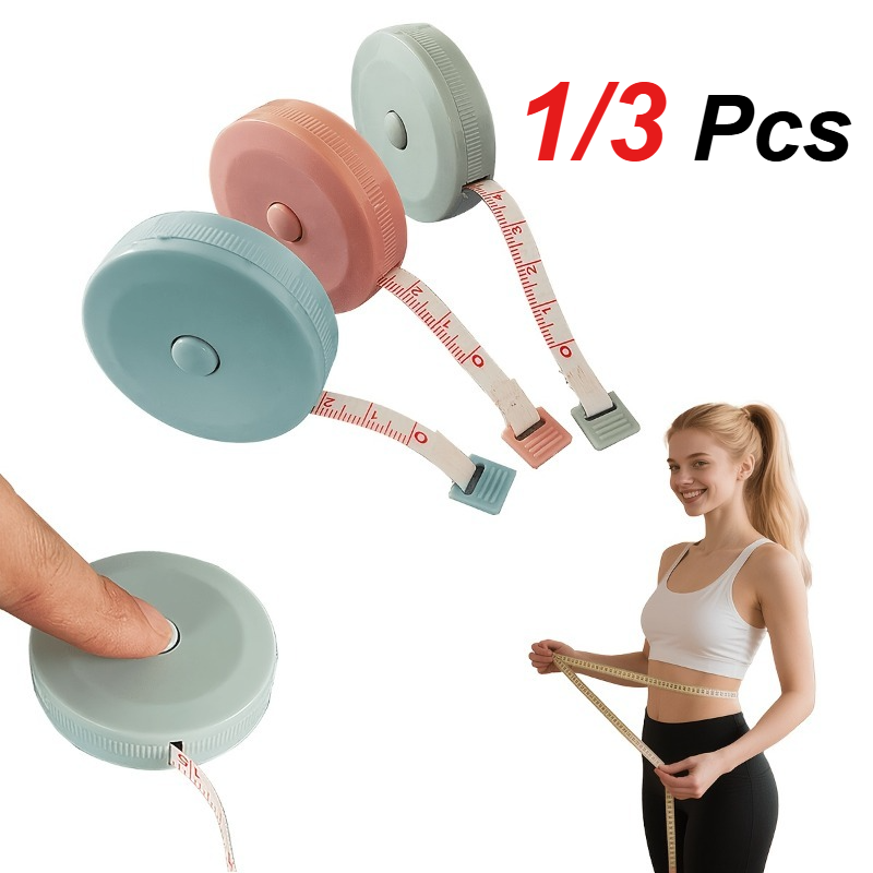 1/3 PCS Fita Métrica Circular  - Tape Measure avaliação e preço