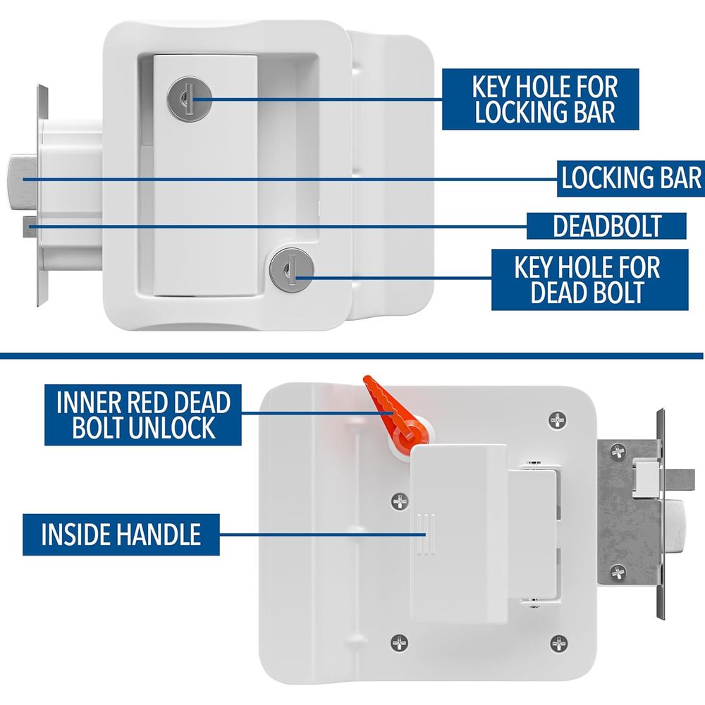 Fechadura de Porta para RV com - Door Handle avaliação e preço