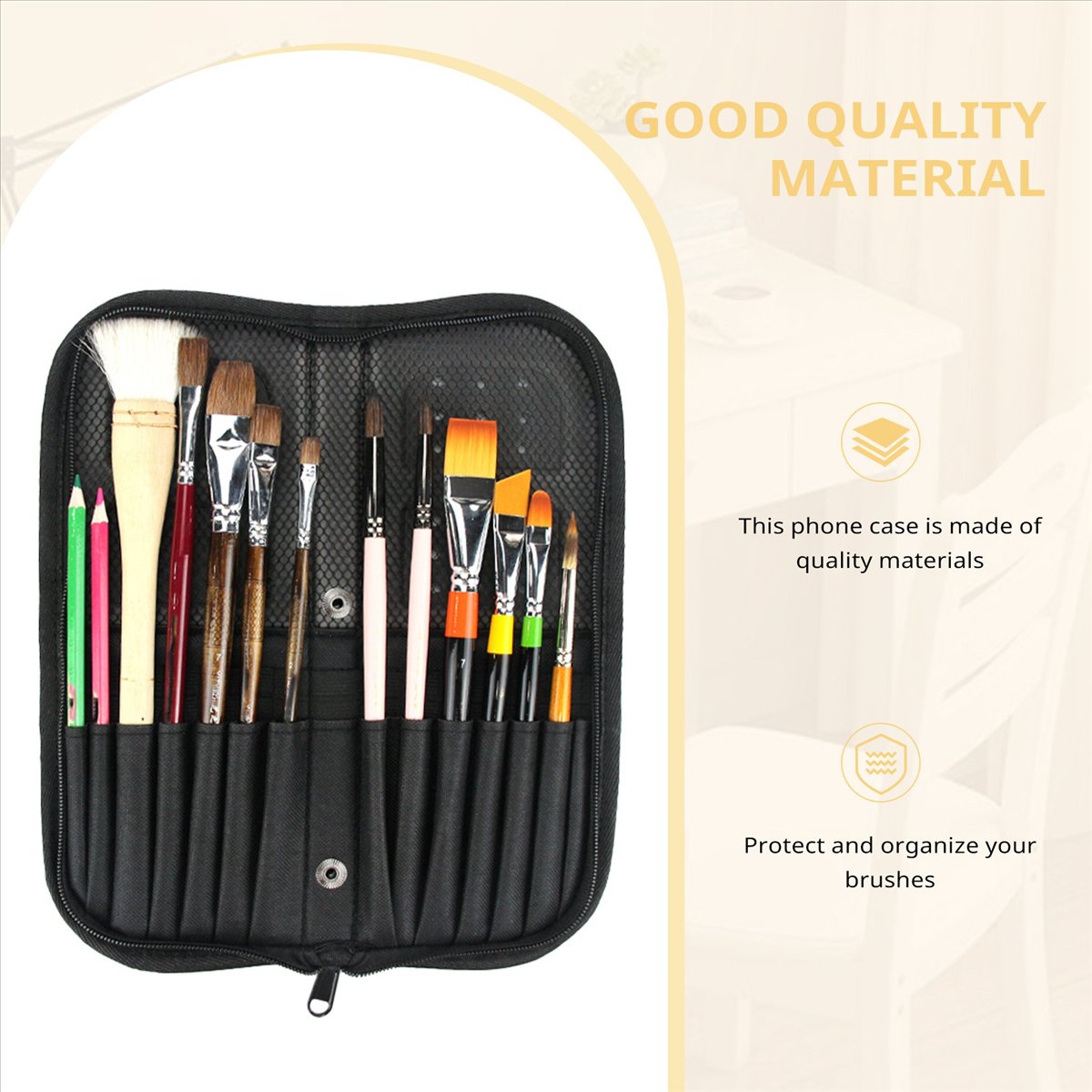 (A02R) Estojo Organizador de P - Paint Brush avaliação e preço