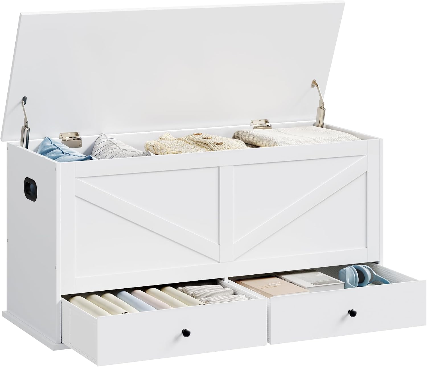 Baú de Armazenamento Estilo Fa - Cabinet Hinges avaliação e preço