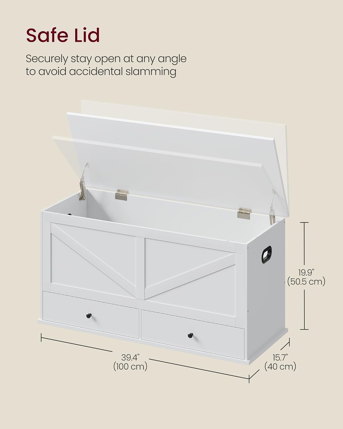 Baú de Armazenamento Estilo Fa - Cabinet Hinges avaliação e preço